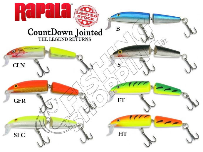 RAPALA JOINTED CDJ SINKING Fishing Shopping - The portal for