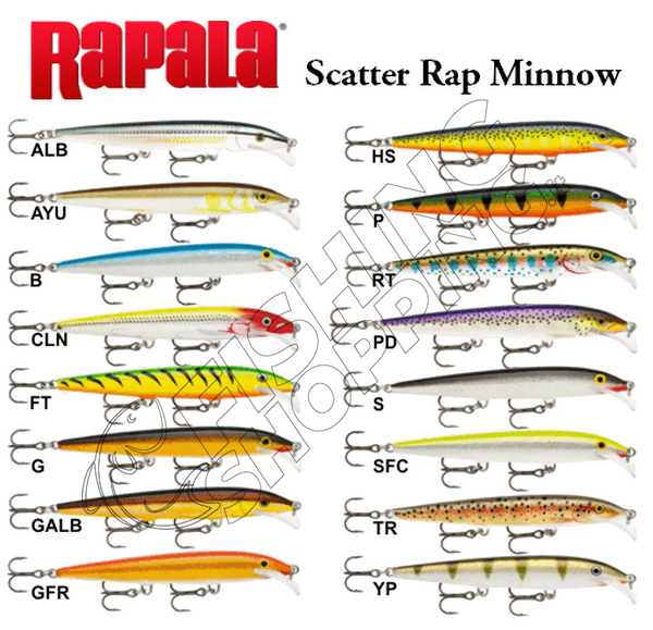 RAPALA SCATTER RAP MINNOW Fishing Shopping - The portal for