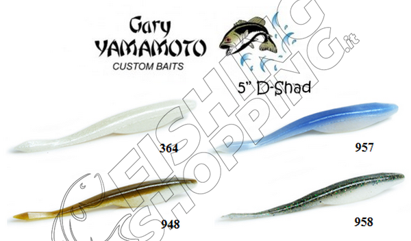 GARY YAMAMOTO D-SHAD Fishing Shopping - The portal for fishing tailored for  you