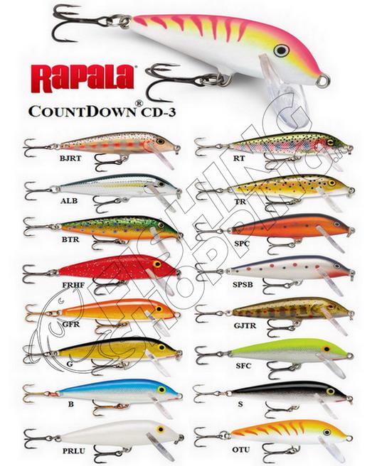 RAPALA COUNTDOWN CD03 Fishing Shopping - The portal for fishing tailored  for you