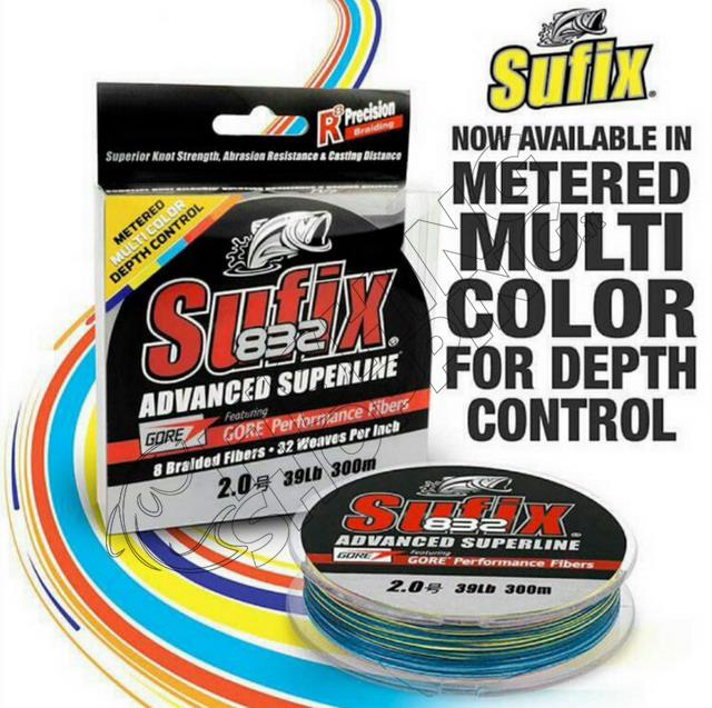 SUFIX 832 MULTI COLOR DEPTH CONTROL Fishing Shopping - The portal