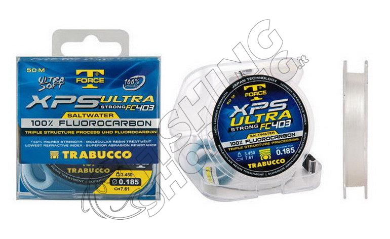 Trabucco XPS Ultra Strong FC 403 fluorocarbon 50m  great fly fishing leader line 