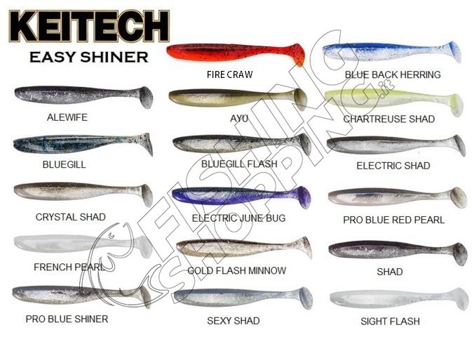 Keitech Easy Shiner Lures