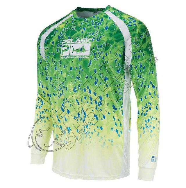 VAPORTEK LONG SLEEVE SHIRT GREEN PELAGIC Fishing Shopping - The portal for  fishing tailored for you