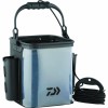 Daiwa D-Live Bucket Transparent: EVA Bucket with Rod Holders Daiwa D-Live Bucket Transparent: EVA Bucket with Rod Holders