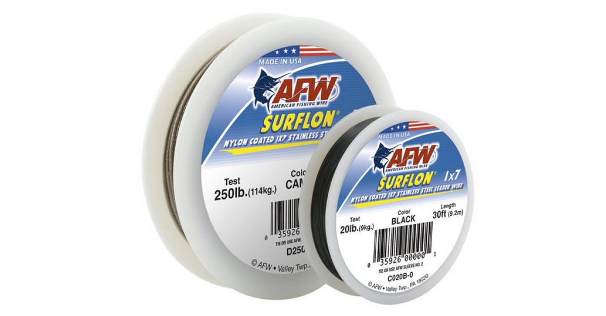 AFW Surflon Nylon Coated Leader Wire