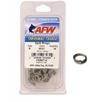 AMERICAN FISHING WIRE SPLIT RINGS