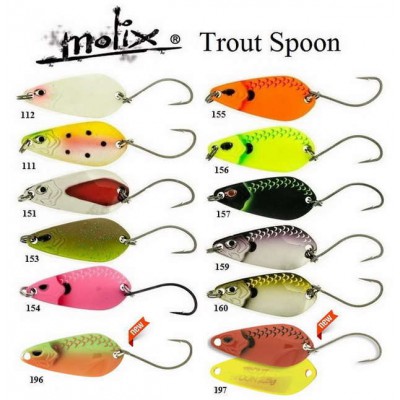 MOLIX TROUT SPOON 1.5G.