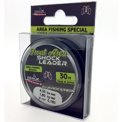 MOLIX TROUT AREA SHOCK LEADER FLUOROCARBON