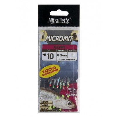 RAGOT MITRAILLETTE MICROMIT ALEVINS FLUORO