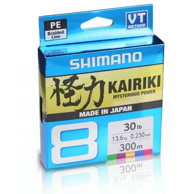 SHIMANO KAIRIKI 8 VT 300MT. MULTI COLOR