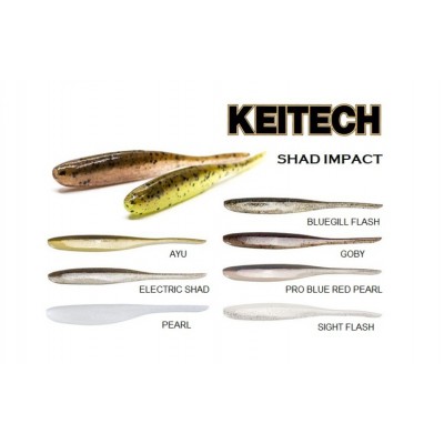 KEITECH SHAD IMPACT 3''