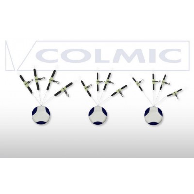 COLMIC DIAMOND IMPRESSED GREEN BEADS STICK STOPPERS