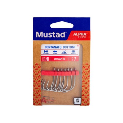 MUSTAD DENTANATO BOTTOM HOOK 34112AP