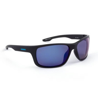 SHIMANO EYEWEAR ANTARES MATTE BLACK E BLUE MIRROR