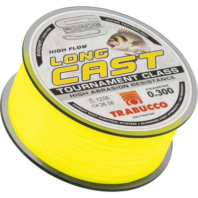 TRABUCCO S-FORCE LONG CAST UV HIGH FLOW 600mt TRABUCCO S-FORCE LONG CAST UV HIGH FLOW 600mt