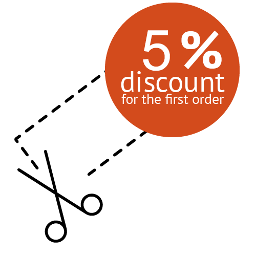 5% DISCOUNT on your first order