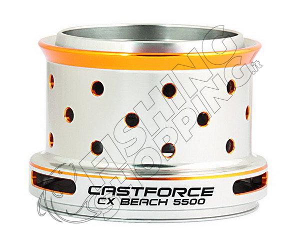 Moulinet De Surf Trabucco Castforce XT Beach Modèle 5500 - Rapport 4.7:1, Capacité 0.228mm/240m, 6+1 Roulements, Avec 2 Bobines